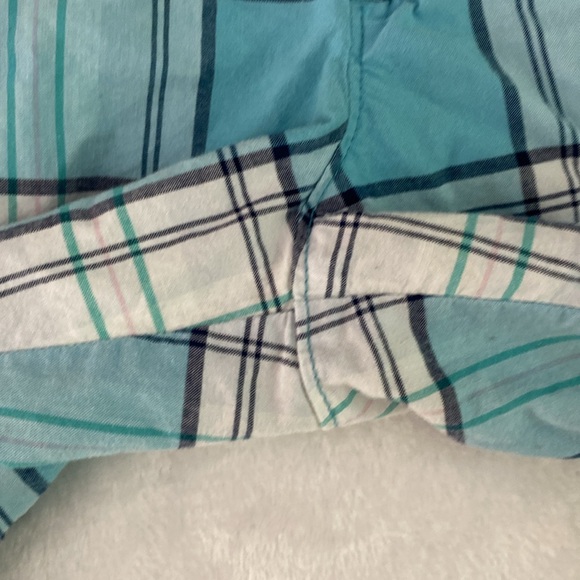 Sky blue and white plaid Merona shorts - Picture 8 of 17